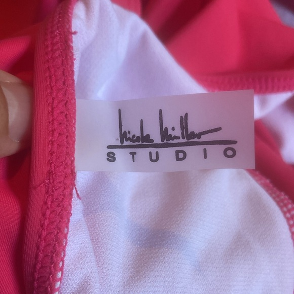 NWT Nicole Miller Studio two piece tankini set in azalea pink - Picture 14 of 16